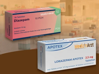 Diazepam Lorazepam Unterschied
