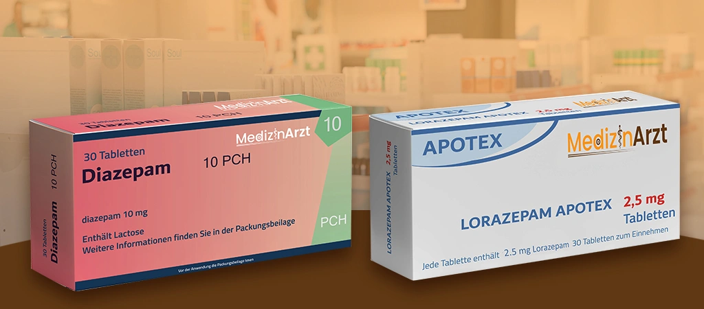 Unterschied Diazepam Lorazepam