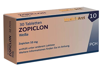 Zopiclon ohne Rezept 10 mg Weiße Tabletten Medizinarzt.com